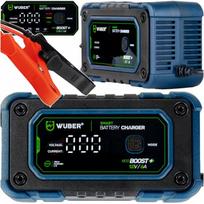 Automobilinis mikroprocesorinis akumuliatoriaus įkroviklis Wuber, 12 V, 6 A, su LCD ekranu, 4–120 Ah