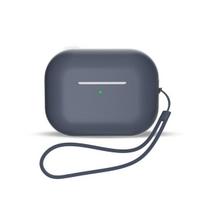 Silikoninis dėklas AirPods 3 su dirželiu mėlynas