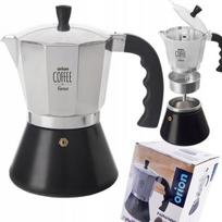 Aliuminio moka kavinukas - ORION - 450 ml - 9 puodeliai - Suderinamas su indukcija - Karščiui atspari rankena