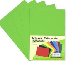 Gofruotas kartonas PENWORD, A4 5 lapai, žalio obuolio spalvos