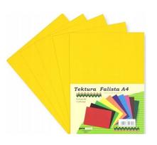 Gofruotas kartonas PENWORD, A4 5 lapai geltonas