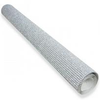Gofruotas kartonas rulone PENWORD, 50x70cm, sidabrinis blizgus
