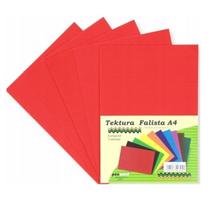 Gofruotas kartonas PENWORD, A4 5 lapai, raudonas