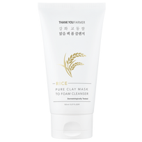 Thank You Farmer - Rice Pure Clay Mask to Foam Cleanser 150ml