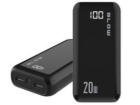 Išorinė baterija 20000mAh PD PB20F JUODA
