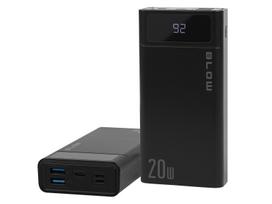 Išorinė baterija 20000mAh QC+PD PB20E JUODA