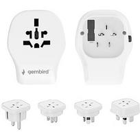 Gembird Universal travel power adapter 4 detach. plugs TPA-1A2C20-02-W