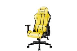 Žaidimų kėdė Diablo X-One 2.0 Normal dydis, eko oda, geltona/juoda