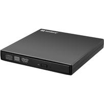 SANDBERG USB Mini DVD Burner external DVD drive black Burn 24xCDR 8xCDRW 8xDVDR 4xDVDRW Read 24xCD 24xDVD USB powered