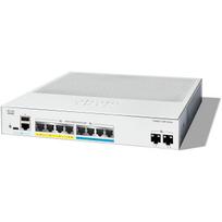 CISCO Catalyst 1300 8-Port Switch / 4-Port 2.5GE + 4-Port 1GE PoE+ with 120W power budget 2 x 10G SFP+ Uplinks