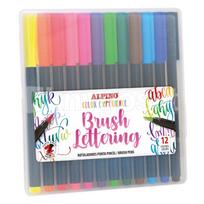 Teptukiniai flomasteriai ALPINO Color Experience brush lettering 12sp