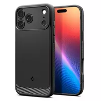 SPIGEN case RUGGED ARMOR MAG compatible with MagSafe for IPHONE 17 Pro matte black