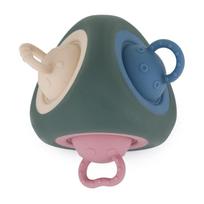 Petite&Mars Pop Up Triangle 10m+ kramtomas žaislas Misty Green 1 vnt.