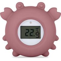 Petite&Mars Digital Silicone Water Thermometer 0m+ skaitmeninis termometras voniai Crab Caleb 1 vnt.