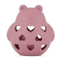 Petite&Mars Bear Basil 0m+ barškutis Dusty Rose 1 vnt.