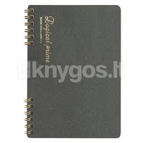Spiralinė užrašų knygelė „Logical Prime SB“, langeliais, A5 (pilka)