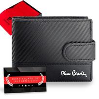 Vyriška odinė piniginė Pierre Cardin, juoda, RFID apsauga A5288706
