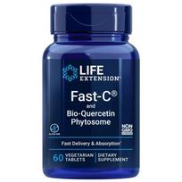 Life Extension Fast-C ® ir Bio-Quercetin fitosomas - 60 tablečių