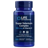 Life Extension Super seleno kompleksas 200 mcg ir vitaminas E - 100 kapsulių
