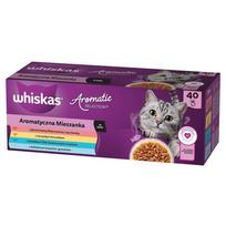 WHISKAS Aromatic selection Mix - šlapias kačių ėdalas - 40 x 85 g
