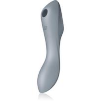 Satisfyer Curvy TRINITY 3 klitorį stimuliuojantis vibratorius Bluegrey 17.7 cm