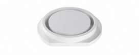 VENTMANN WCIRCLE125 Apvalus difuzorius CIRCLE, 125 mm pajungimas, su metaliniais tvirtinimo sparneliais