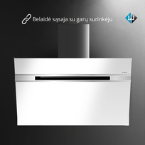 Garų surinkėjas Elica STRIPE LUX @ WH/A/90 PRF0100995D - Atsiimkite per 15 min!