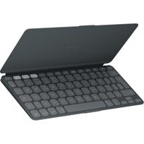 Logitech Keys-To-Go 2 for iPad - Tastatur - built-in cover - kabellos - Bluetooth LE - QWERTZ - Schweiz - Graphite (920-013008)
