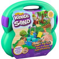 Kinetic Sand - Hunde Park Koffer, Spielsand 680 Gramm Sand