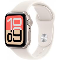 Apple Watch SE (3nd generation) SE 3 GPS + Cellular 40mm Starlight Aluminium Case with Starlight Sport Band - M/L