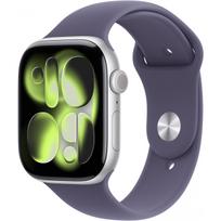 Apple Watch Series 11 GPS + Cellular 46mm Silver Aluminium Case with Purple Fog Sport Band - M/L (MFCR4ZR/A)