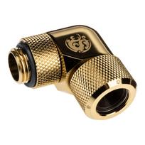 Bitspower Advanced Multi-Link Adapter Connection 90 Degrees G1/4 Inch Female Thread to 12mm Outer Diameter Hard Tube – Rotatable.