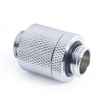Alphacool ES D-Plug, 20-35mm, G1/4 male thread to G1/4 male thread – chrome