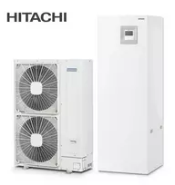 Hitachi Yutaki S Combi 5.0 14 kW šilumos siurblys oras vanduo su boileriu  RWD-5.0NW1E-220S + RAS-5WHNPE