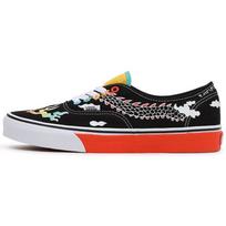 Vans Authentic Classic Laisvalaikio Batai Su Drakono Spaudiniu Žemi Batai Riedlentėms Unisex Sportbačiai Juodi Daugiaspalviai VN0A5KRDATB 41