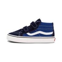 Vans Sk8 Patogūs vidutinio aukščio vaikiški riedlenčių batai Vaikiški sportbačiai Juodi Mėlyni VN0A38HHQXI 28 white