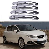 Anglies pluošto rašto durų rankenų apdaila 2009-2017 m. Seat Ibiza Plated Style - No Holes