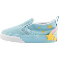 Vans Slip-On V Star Classics Comfortable Versatile Low-Top Walking Shoes Baby sneaker Blue VN000D4FBER 23.5