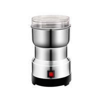 Stainless Steel Electric Coffee Grinder for Coffee beans, nuts, Seeds, Herbs, Spices, grinding and mixing white