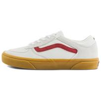 Vans Skate Rowley Patogūs Madingi Žemi Skate Batai Unisex Sportbačiai Balti Raudoni Rudi VN0A2Z3O6LQ 45 white