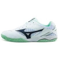 Mizuno Wave Drive 8 žemi stalo teniso bateliai Vyriški bateliai Balti Žali 81GA170514 36