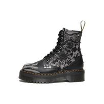 Dr. Martens Odinė Mada Spausdinti Suvarstomi Trumpaauliai Martin Batai Unisex Batai Juodi Pilki 27669001 36 black