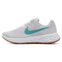 Nike Revolution 6 Lengvas amortizavimas Neslystantis Kvėpuojantis Žemas aulas Laisvalaikio Bėgimo Bateliai Moteriškas sportbačio modelis Baltas Pilkas DC3729-012 35.5
