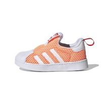 Adidas Originals Superstar serija Patogūs universalūs žemi vaikščiojimo batai Kūdikių batai Oranžiniai GY9144 21