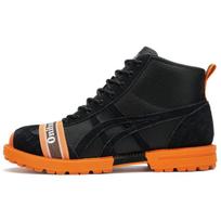 Onitsuka Tiger Rinkan Retro Fabric patvarūs aukšto viršutinio lygio laisvalaikio bėgimo bateliai unisex sportbačiai juodi oranžiniai 1183B843-001 44