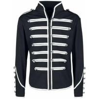 Steampunk vyriški gotiški drabužiai Karinės striukės Viduramžių vintažinė striukė Stovintis apykaklė Roko paltas Vyriškas retro punk paltas 5XL balta
