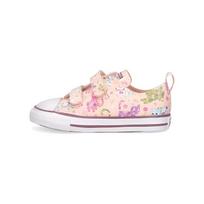 Converse All Star 2V Minkštas padadas Patogūs Kokybiški Smūgius sugeriantys Atsparūs dilimui Žemi Sportbačiai Kūdikio sportbačiai Rožiniai Balti A04762C 26
