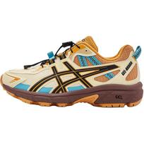 Asics Gel-Akaka Madingi Patogūs Neslystantys Atsparūs Dilimui Kvėpuojantys Žemi Vaikiški Bėgimo Bateliai Vaikiškas Sportbačio Smėlio spalvos 1014A388-200 40