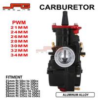 Aukštos kokybės PWK karbiuratorius 100cc-250cc motociklams - Idealiai tinka priedų remontui ir modifikacijoms PWK Carburetor 34mm