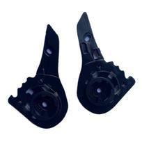 For  LS2 FF358/FF385/396/387/392 Helmet Shield Pivot Base Plate Set Black